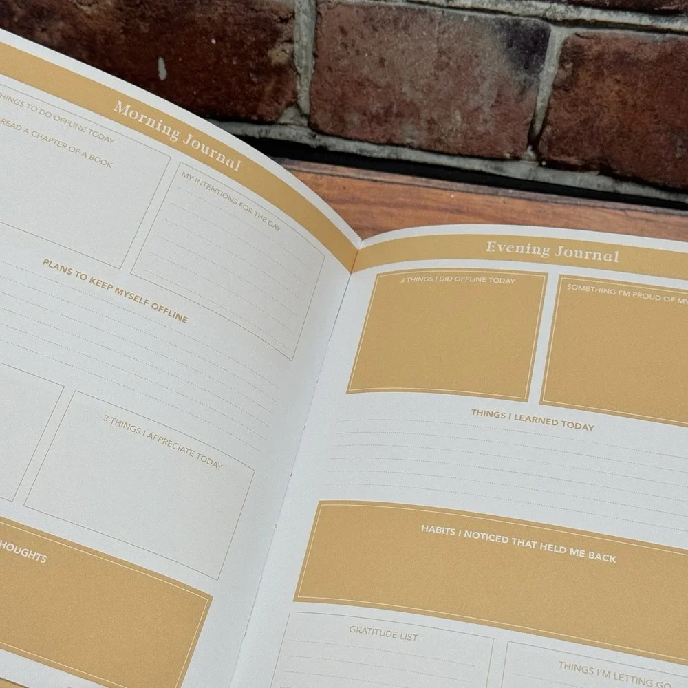 Turn Your Phone Off- An Offline Guided Journal‎ New! TikTok Trending Hardcover